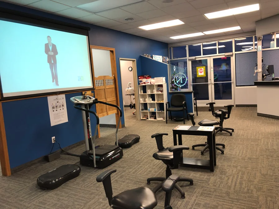 The rehabilitation and corrective-exercise studio at True North Chiropractic Center