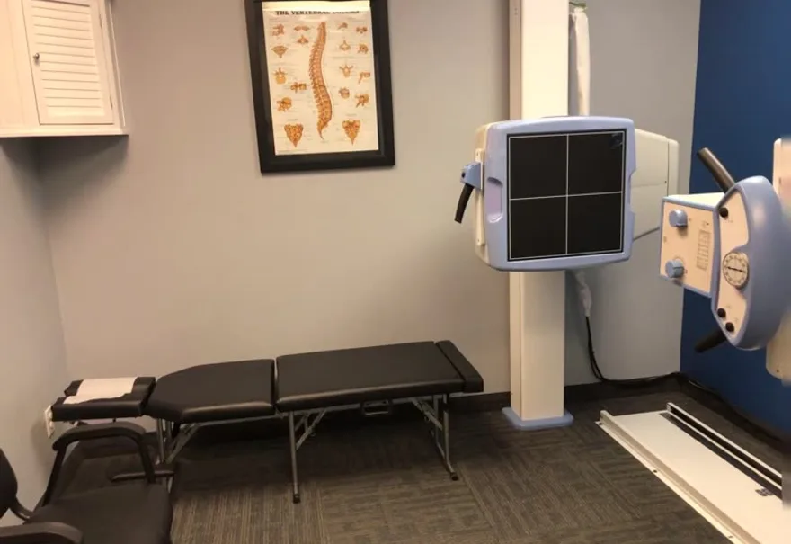 The on-site digital X-ray suite at True North Chiropractic Center in Thief River Falls, MN